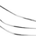 NewYall Chrome Front Lower Bumper Center and Side Left Right Trim Molding for Mercedes S350 2012-2013, S400/S550/S600/S65 AMG 2010-2013, S63 AMG 2010