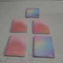 5 PCS Spiral Notebook Set of 4 Hardcover Lined Journals  (160 Pages) for Writing Work School Supplies