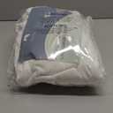 LANE LINEN 100% Organic Cotton Queen Sheets, 8Pc Queen Bed Sheets, Soft & Breathable Queen Size, Crisp Percale Weave, Hotel-Quality Bedding Sheet & Pillowcases - White (2 Pack)