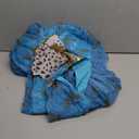 Dragon Queen Costume Chiffon Dress Halloween Cosplay For Women (Women-Large(For Height:5' 7"~5' 9"), Blue)