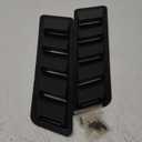 Car Hood Vent Scoop Cold Air Flow Intake Fitment Bonnet Cover Hood Vent Fits for RS MK2 Universal Black (Gloss Black)