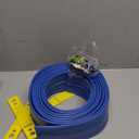 Ancaixin Flexible Race Track 17Ft Toys for Kids, Car Track with 4 Small Racecars Compatible with Hot Wheels and Diecast 1/64th Cars, Rolls Up Portable Racetrack, Birthday Gifts for Boys Girls Ages 3+ (Blue)