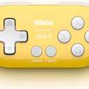 8Bitdo Zero 2 Bluetooth Key Chain Sized Mini Controller for Nintendo Switch, Windows, Android and macOS (Yellow Edition)
