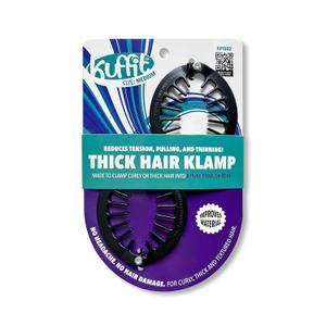 Kuffit™ Thick Hair Klamp MEDIUM - Hair Clamp for All Curly and Natural Hair Types, 2 Pieces