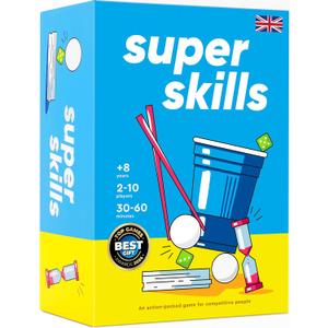 Super Skills - Action Game for Competitive People - Beat Your Friends at 120 Challenges - Fun Easter Group Activity for Family Night or Party with Kids, Teen