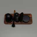 7 PCS Espresso Accessories,Espresso Tamper Tools,WDT Tool Espresso Machine Accessories Kit,Coffee Tamper with Wood Espresso Tamping Station,Distributor,Stirrer,Dosing Funnel,Brush,Puck Screen (58mm)