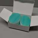Impresa Double-Sided Body Sponge - White & Blue, Pack of 6 - Deep Exfoliation & Body Scrub Pad - Dual-Sided Design - Gentle Facial Cleanse & Face Scrubber
