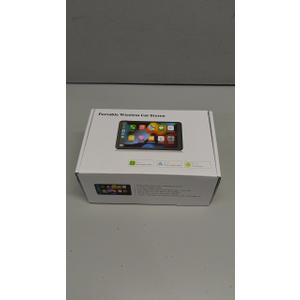 Click to see full view Portable Wireless with Apple CarPlay and Android Auto Screen for Car, 7" HD Touch Screen Car Stereo with Mirror Link, Bluetooth 5.2, Backup Camera, AUX,FM Transmitter for All Vehicle