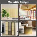 Art3d Natural Bamboo Wall Panel for Interior Wall Decor, Renewable Pole Wrap Wainscoting Paneling for Wall Ceiling Furniture Cabinet Office, 48 x 96 Inch - Raw