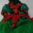 ReliBeauty Elf Costume for Kids Santa Little Helper Kids Christmas Elf Dress Suit for Girls (3T/100)
