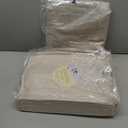 Monbix Full Size Comforter Set - 7 Pieces Beige Bed in a Bag Full Size Bedding Sets with Comforters, All Seasons Comforter with Sheets, Pillowcases & Shams (Full(80"X90"))