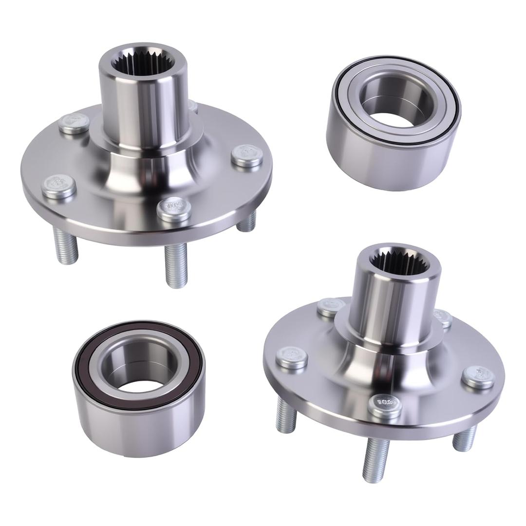 2Pcs Front Wheel Hub Bearing Kits Left and Right Side Compatible with Ford Focus 20122018, C-Max 20132018, Replacement for HUB81 NT510110 WH188
