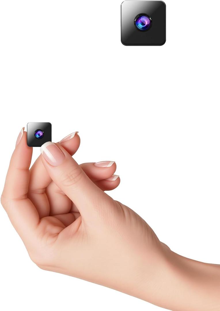 Hidden Tiny Camera 2026 Mini 1080P HD Only 0.9 Inch Small Magnetic Security Home WiFi Micro Wireless Camera Nanny Cam with Motion Detection,Cloud & SD Storage,Night Vision,Wide Angle for Home Indoor