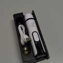 Upgraded Silent Dog Nail Grinder, Cordless Grooming Pro Nail Grinder with 3 Adjustable Speeds & Led Light, Painless Paws Grooming for Small Medium Large Dogs & Cats (2 Replacement Heads) (White)