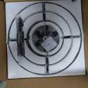 23.62" Modern Drum Chandelier, 5-Tier Black Dining Room Light Fixture Over Table, 6-Light Large Pendant Light Adjustable with White Fabric Chandeliers for Dining Room Kitchen Living Room Bedroom