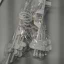 Pants Hangers, 10pcs Adjustable Clothes Hangers with Clips, Portable Drying Rack Travel Plastic Non-Slip Clothes Drying Hanger for Kids Or Adults Garments (White)