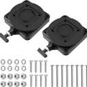 2 Pcs 2207003 Low-Profile Swivel Mounting Base Compatible with Cannon Downrigger