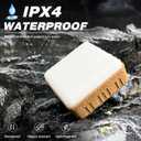 10 x 2 in 1 Camping Lantern Flashlights, DIBMS 4-Pack LED USB Rechargeable Hanging Power Bank Waterproof Light for Camping Hurricanes Emergency Power Outages Indoor Outdoor