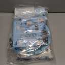 Blue Halloween Birthday Decorations,198pcs Ghost Party Decorations Tableware Happy Boo Day Plates Napkins Cups Tablecloth Banner Swirls,Topper,Balloon for boy Halloween Party Decorations,Serve 24