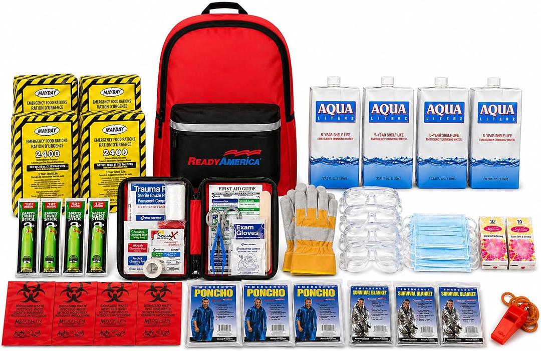 Ready America 70380 Emergency Kit 4-Person 3-Day