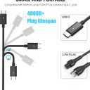 130W USB C Type C Adapter Laptop Charger Compatible with Dell XPS 15 2in1 9575 Precision 5530 2in1 5550 5750 3560 3550 3551 Latitude 7410 7310 7210 9410 9510 9575 5420 5520 5510 Power Supply Cord