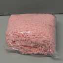 Soft Chenille Toilet Lid Cover 19.5L x 18.5W Machine Washable Toilet Seat Cover Adjustable Rubber Backing Fits Most Round Elongated and Oblong Lids (Light Blue)