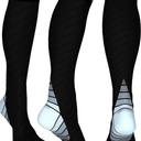 Physix Gear Compression Socks 20-30 mmHg - Men & Women - Running, Nurses, Shin Splints, Flight, Travel S-M