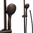 Moen Oil Rubbed Bronze Eco-Performance 5-Function Handheld Removable Shower Head, Adjustable 30-Inch Slide Bar and 69-Inch Long Hose, 3558EPORB
