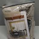 TWODRAPES Burlywood Birch Pinch Pleated Linen Curtains 2 Panels for Living Room Bedroom Memory Training Shaped Semi Sheer Pleat Drapes with Hooks Rings Light Filtering Window Curtain 40x92