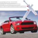 Convertible Top Hydraulic Cylinders Lift Arms, Lift Cylinder Ram Fit for 1999 2000 2001 2002 2003 2004 Ford Mustang and Cobra,cylinder Arm Pair Replaces Xr3z-7650600-a