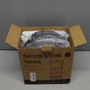 360 Rotating Makeup Organizer, Upgraded 3 Tier Skincare Perfume Organizers for Women, Bathroom Organizer Countertop, Clear Cosmetic Dresser Organizer with Makeup Brush Holder, Sink&Counter(Grey)