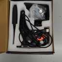 aikeec 64Bit PC USB Handbrake, Upgrade SIM Racing Games Handbrake for LO GITECH G25 G27 G29 T500 T300 THRUST MASTER FANATECOSW DIRT RALLY, 2M Nylon Cable/Reinforced Spring/Black+Clamp