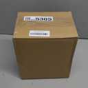 Citylife 0.53 QT 10 Packs Small Storage Bins Plastic Storage Container Stackable Box with Lids for Organizing, Clear White