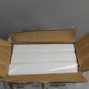 Samsill Economy 1 Inch Mini 3 Ring Binder, Round Ring Binder, Non-Stick Customizable Cover, White, 6 Pack