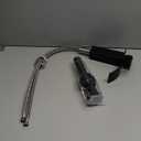 VOTON Black Bathroom Faucets Modern Waterfall Bathroom Sink Faucet Matte Black Single Handle Bathroom Faucet for 1 or 3 Holes with Deck Plate and Pop-Up Drain, Rv Sink Camper Farmhouse Bathroom Faucet (Regular Single Handle - 7.5 inches height)