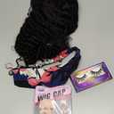XSY Headband Wig Human Hair Deep Wave 20 Inch Curly Headband Half Wigs for Black Women 10A Brazilian Virgin Glueless Wear Go Wigs 150% Density Natural Black Color
