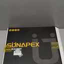 SUNAPEX 12V 20 Watt Solar Trickle Charger Maintainer - Waterproof Solar Powered Battery Charger - Solar Panel Kit Built-in Smart Charge Controller for Car Rv Trailer Truck Boat Automotive Marine (Black)