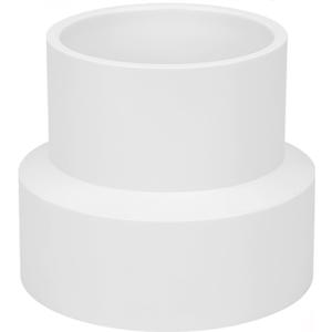 4" x 3" PVC Increaser/Reducer Coupling Adapter (Socket x Socket) Schedule 40 PVC Slip Reducing Coupling Pipe Fittings for Home Sewer Plumbing