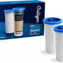 Culligan with ZeroWater Technology Replacement Filter 3-Pack, 5-Stage Advanced Water Filter IAPMO Certified to Reduce Lead, Total PFAS (Forever Chemicals), Mercury, Fluoride, and Chlorine