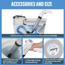 Electric Toilet Plunger, Unclog In One Shot, Remover For Bathroom, Kitchen Pipes Clog, High Pressure Air Plungers For Bathroom Heavy Duty
