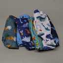 BISENKID 6 Packs Waterproof Potty Training Plastic Underwear Covers for Potty Training Pants and Good Elastic Rubber Pants for Toddlers Disposable Diapers Boys, 4T