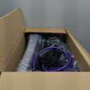 Air Stepper Exercise Machine with Resistance Bands, Stair Stepper with LCD Monitor, Adjustable Resistance Cardio Trainer for Home Workout, Compact Fitness Equipment, 300 lbs Weight Capacity (Blue/Black)