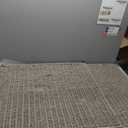 Household Essentials 3‑Compartment Seagrass Laundry Sorter Wicker Hamper, Gray