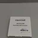 C&AHOME 24 pcs Wire Cube Plastic Connectors for Cube Storage Modular Closet Organizer and Metal Grid Shelving Unit Black