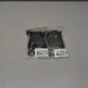 2 x 2 Pack Crossbody & Neck Phone Strap, Customizable Neck Strap with 0.5mm Removable Phone Tab, Hands-Free Holder for Phones, Earphones, Badges & Keys (Black+Black)