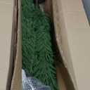 Norfolk Pine Christmas Tree Real Touch Faux Tree with Black Pot, Realistic Indoor Holiday Decor for Christmas Entryway, Living Room Office (4FT-2Pack)