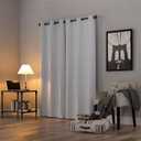 Sun Zero Cyrus Thermal 100% Blackout Grommet Curtain Panel Pair 40" x 84"