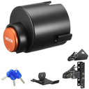 VEVOR Trailer Lock, Fits 2-5/16-Inch Cast Ball Couplers, Heavy Duty Hitch Lock with 3 Keys Secures Security Chains, Corrision-Resistant, Anti-Theft RV Trailer Locks for RV, Trailer, Boat