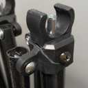 LET'S CAMP Folding Camping Table, Portable Aluminum Roll-up Picnic Backpacking Table with Adjustable Height, Large Storage and Carrying Bag for Picnic, Camping, BBQ, Party, Backyard, Beach