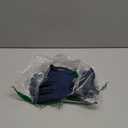 Bencailor 2 Pairs Windproof Waterproof Fingerless Gloves Winter Touchscreen Gloves Men Cold Weather Cycling Supplies (Large, Black/ Blue)